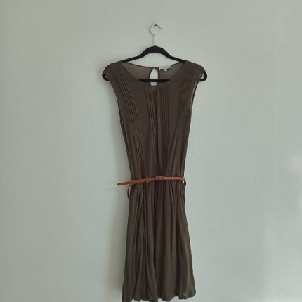 Vestido Massimo Dutti - Verde Militar